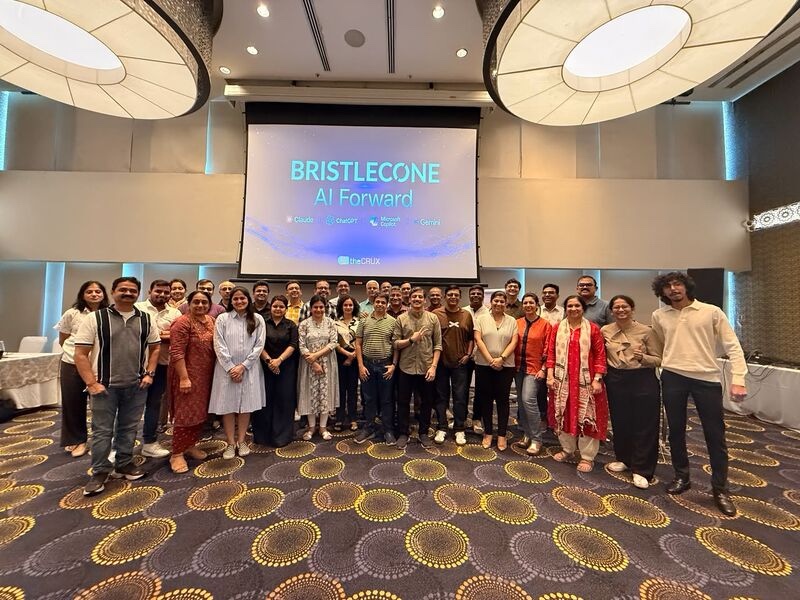 A theCRUX corporate cohort at Bristlecone's AI Forward workshop